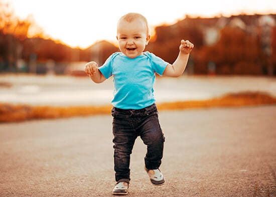 Baby walking